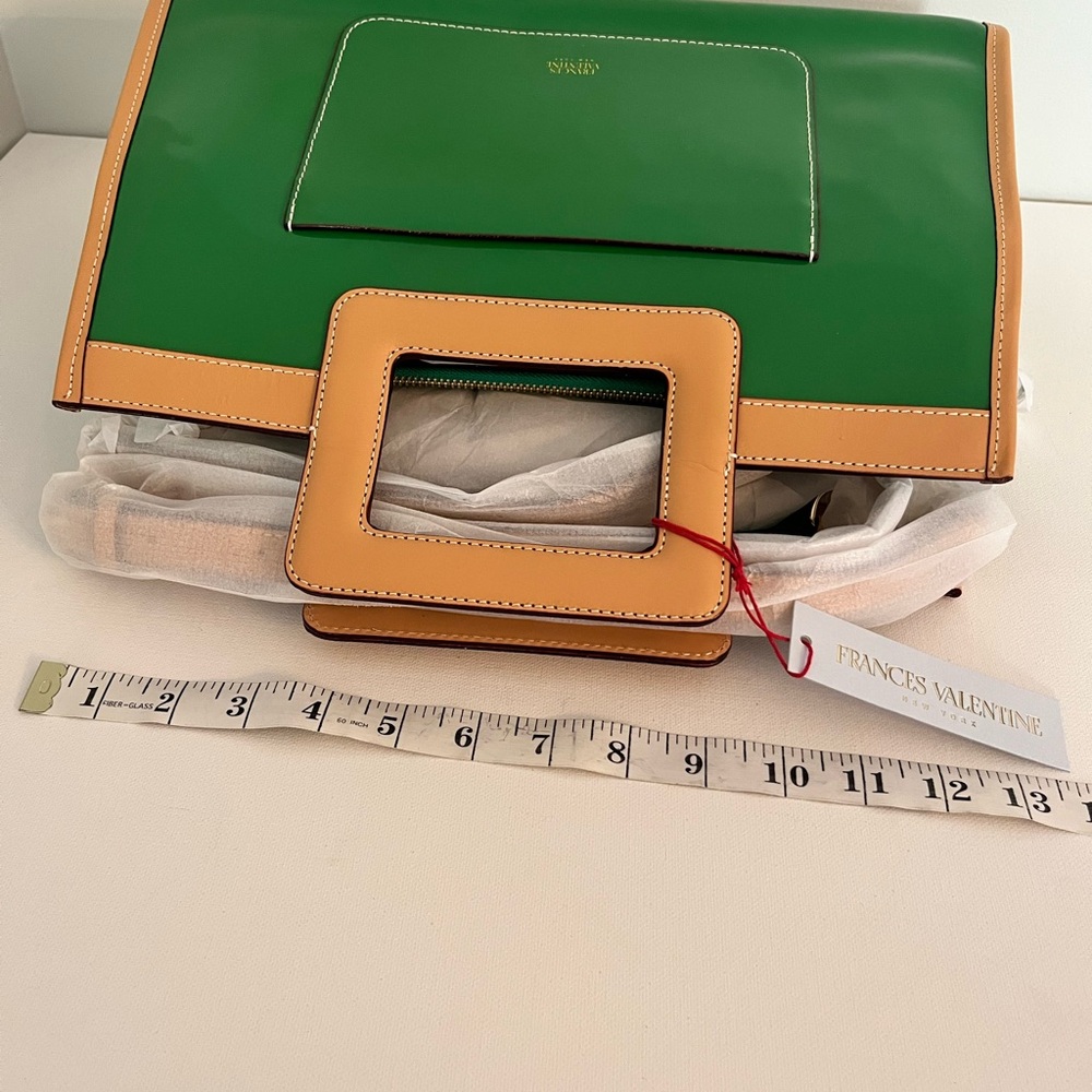 Frances Valentine Shopper in Grass Patent Leather - Picture 10 of 10